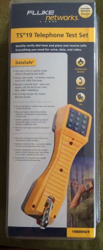 Fluke Networks TS19 TS 19 19800HD9 Telephone Test Butt Set Data Safe RJ-11 NEW