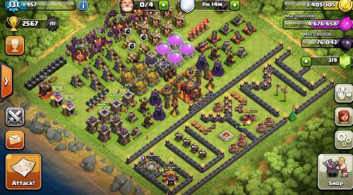 Paper Clip With Free Clash Of Clans Account Level 131