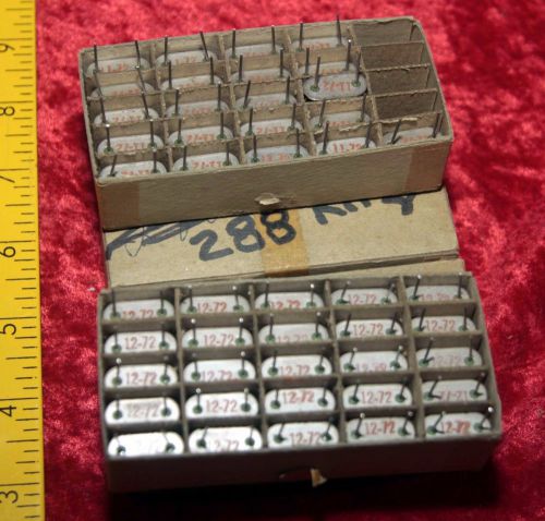 FORTY-SIX 288 kHz CRYSTALS NOS HC-6