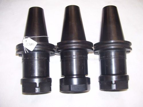 Tool Holders, (3) SCULLY-JONES 8A-65641 CS1382-4-F &amp; 4C CNC Tool Holders