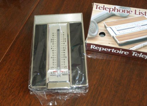 Telephone List Finder - Flip Top Desktop Phone Number File - New