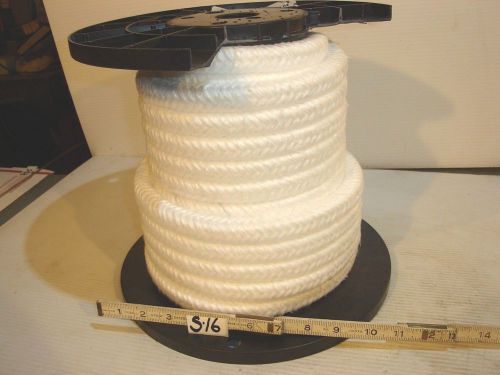 HIGH TEMP SQUARE BRAIDED SEAL 3/4&#034; SILICA-T, 12 LB ROLL NEW