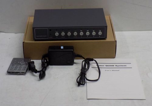 VM-Q401A CCTV Color Quad Processor System