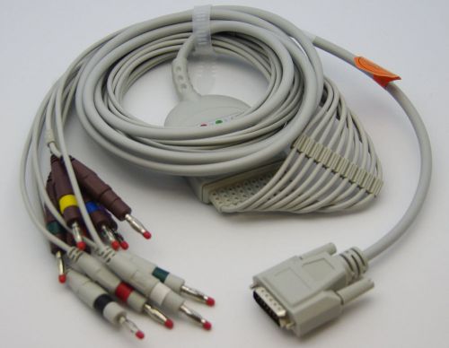 ECG EKG CABLE FOR EDAN SE SERIES , 10 LEADS , NEW , USA