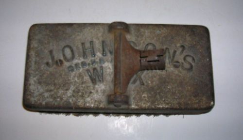 Vintage Cast Iron Mop Head Johnson&#039;s Wax