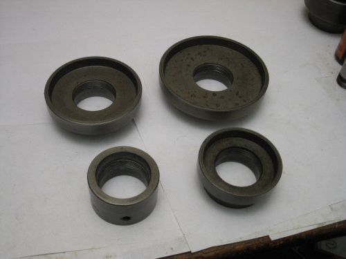 Hardinge  step chuck closers 4 pcs. 2&#034;,3&#034;,4&#034; &amp; 5&#034;  Threaded mount