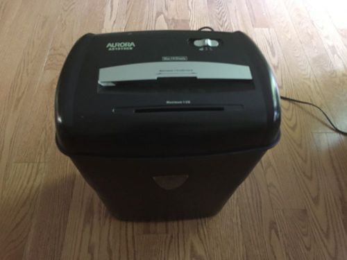 Aurora 10-Sheet Cross Cut Paper Credit Card CD Shredder Basket Heavy Duty Office