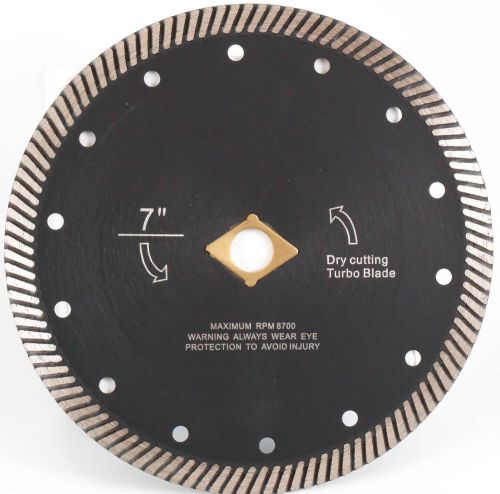 7 Inch  Diamond Turbo Saw Blade Granite, Concrete, Tile, Stone, Construction