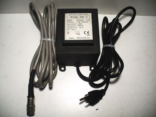 DIFFUSELEC TM 0340-6063-C TL00892 02/35 115V 22V 200VA TRANSFORMER