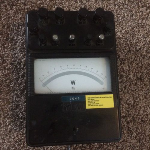 Vintage Yew  Yokogawa portable Polyphase Watt Meter.1960s