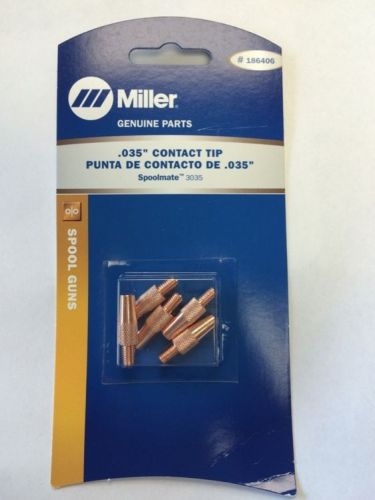 Miller .035&#034; Contact Tip For Spoolmate 3035 &amp; 185 Spool Guns 186406 NIP