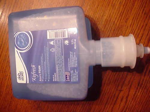 Deb stoka refresh azure foam soap cartridge 1.2 liter new