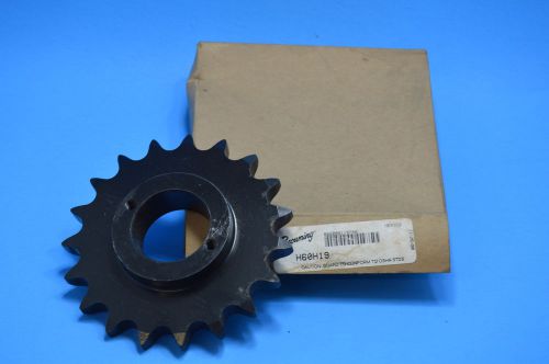 NEW BROWNING H60H19, SPLIT TAPER BUSHING BORE ROLLER CHAIN SPROCKET, NIB NOS