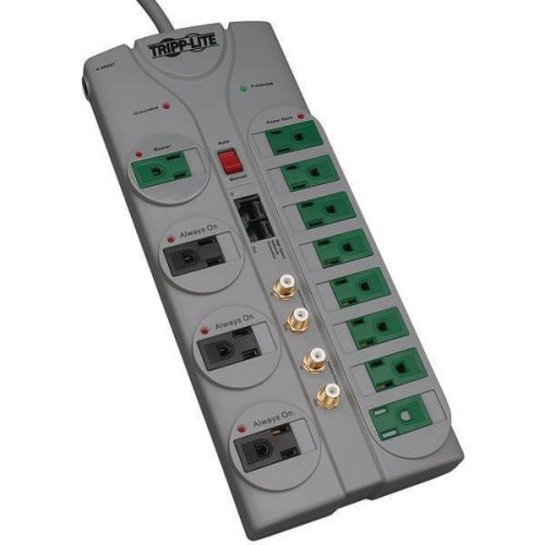 Tripp Lite TLP1210SATG Energy-Saving Surge Protector - 12 Outlet