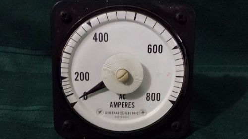 GE Panel Meter 50-103131LSSNP 0-800A  AB40 PANEL METER