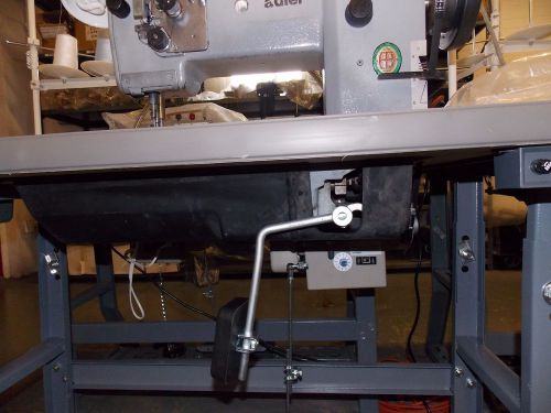 Adler 467-FA-373 Walking Foot New Servo Motor, &amp; Stand Industrial Sewing Machine