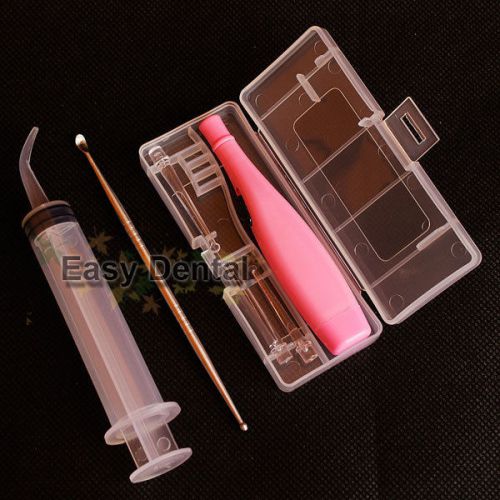 Lighted Tonsil Stone Tonsolith Removal Tool + Irrigation Syringe + Premium Pick