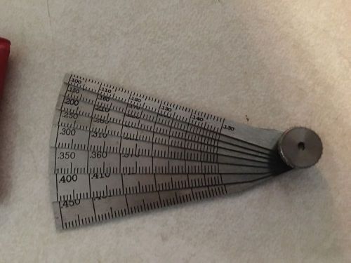 Starrett Taper Gage 269A - .100-.500