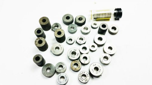 (35 pcs) Assorted Lot Accutrak Form Roll Knurling Wheels Tools *NR* (R 67)