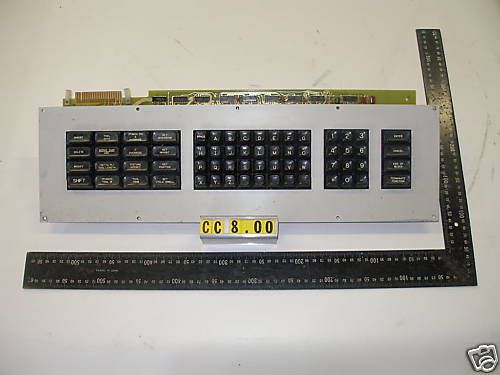 CINCINNATI CNC BIG BLUE KEYBOARD 1-525-0560  (cc 8. &amp; 9.00)