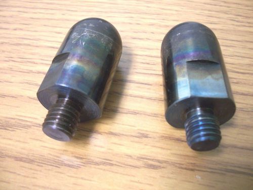 Work support pins 2pcs. Pin = 1&#034; x 1.7&#034;  Bolt= 1/2-14 thread 7/16 long.