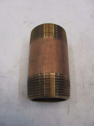 1-1/4&#034; x 3&#034; Brass Nipple