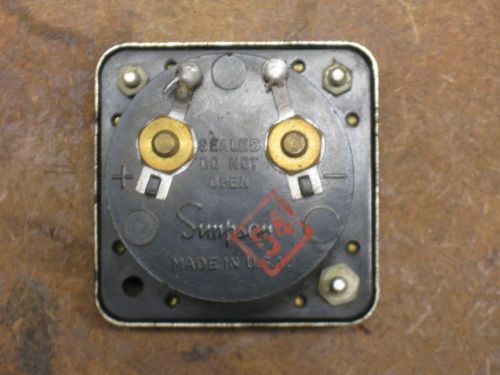 Square Vintage Simpson DB Meter