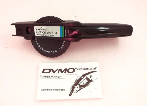 Dymo Office-Mate ll #1540 Label Maker w/ Tape (Uses 3/8 &amp; 1/2)