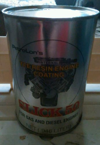 Petrolons TFE Resin Engine Coating Slick 50  S102E 1 Quart For Gas &amp; Diesel 1980