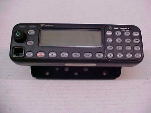 motorola new mcs2000 mobile radio rear control head w/bracket hcn1120a  #a634