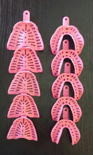 Massad Edentulous Temprature Impression Trays Dental Qty 10