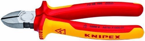 Knipex KNIPEX 70 08 180 SBA 1,000V Insulated Diagonal Cutters