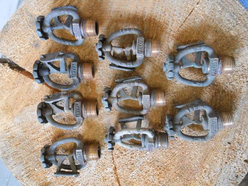 Antique International brass fire sprinkler heads