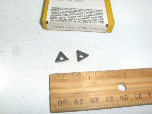 KENNAMETAL CARBIDE MILLING INSERTS TPCW-21.5-PDTR