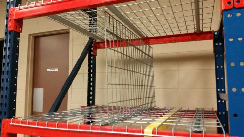 Pallet rack clip on dividers 42&#034;x24&#034; used - clip on rack dividers for sale