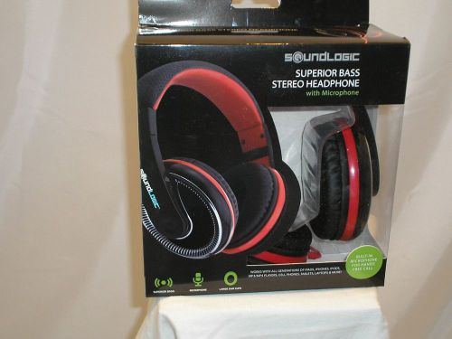 Soundlogic Superior Bass Stereo Headphone w/ Mic