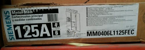 Siemens meter main mm0406l1125fec for sale