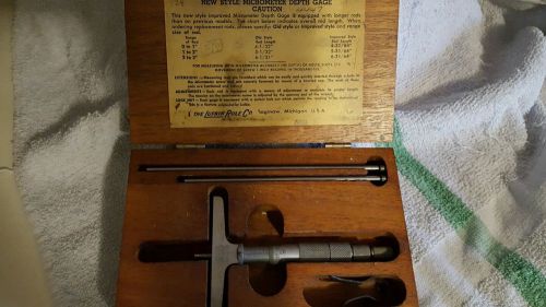 Lufkin No. 513 Micrometer Depth Gage Made in U.S.A.