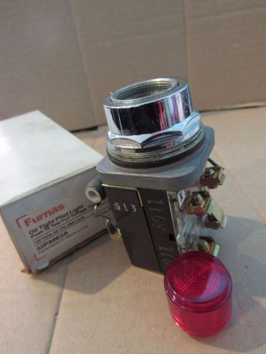 Furnas 52PA6E2A Oil Tight Pilot Light 120V Red New