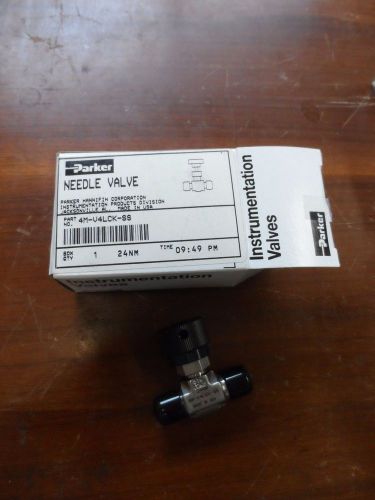 Parker 4M-V4LCK-SS, Minerature Valve Process, Needle, 1/4&#034; Male NPT