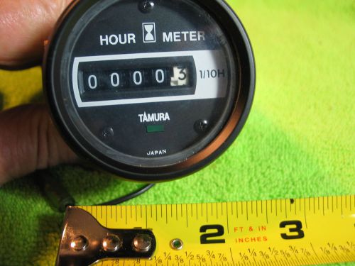 Hour Meter, SPC Meter DH5NR-012DP, new, Must See, 2&#034; round mounting.