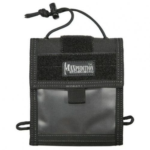 Maxpedition 0803B Traveler Deluxe Passport Holder - Black Nylon