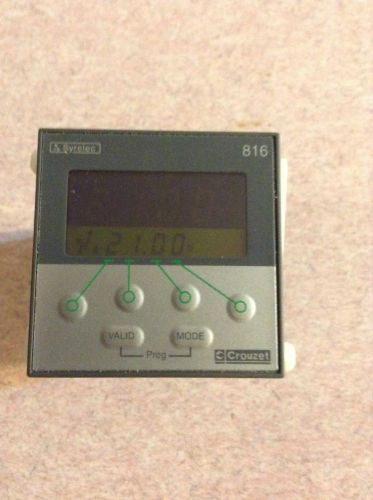 New Crouzet Syrelec Timer 816 00.01s-9999h 8A/250V~ SPDT 8Pin