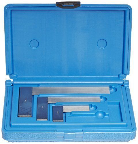 Fowler 52-432-444   3 Piece Machinist Square Set 2&#034; , 4&#034; , &amp; 6&#034;