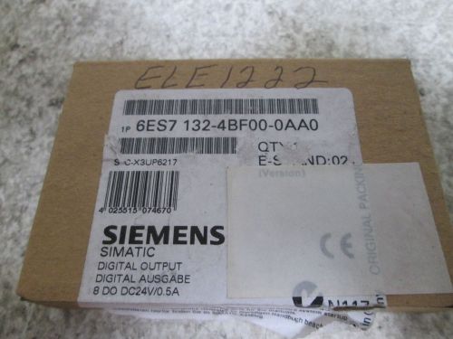 SIEMENS 6ES7 132-4BF00-0AA0 MODULE DIGITAL OUTPUT *NEW IN A BOX*