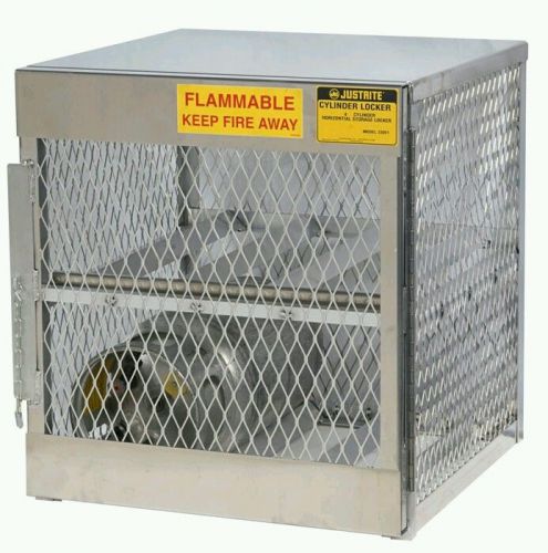 Justrite 23001 propane cylinder locker storage cabinet for sale