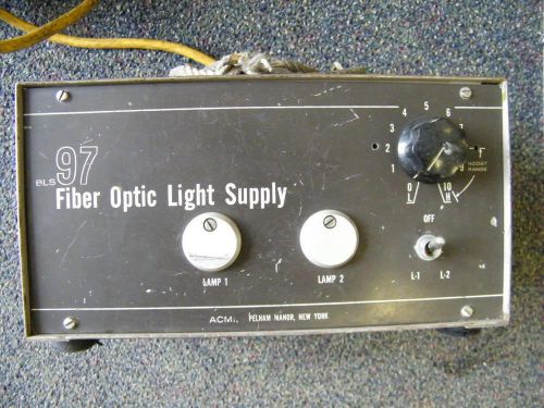 ACMI FIBER OPTIC LIGHT SUPPLY MODEL BLS97 1.85 AMPS