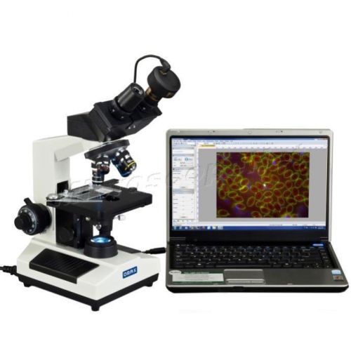 40x-2000x advanced darkfield led compound binocular microscope w 2mp camera for sale