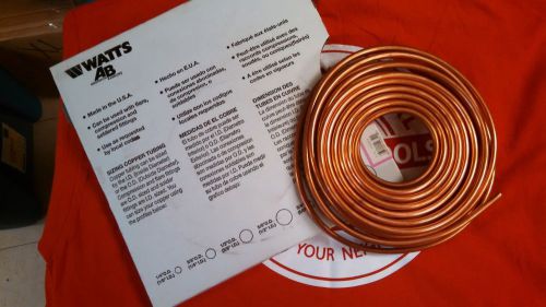 Watts 1/4&#034; OD x 25 ft. Copper Tubing.