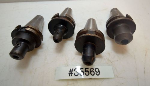 1 Lot of 4 BT40 Tool Holders Sandvik, Command, Lyndex (Inv.35569)